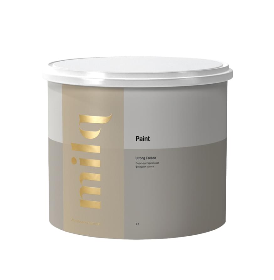 Milq Фасадная Краска Strong Facade 9 л водно-дисперсионный краска поверхность 