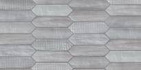 Плитка Mirage Charme Tissue Grey 7.5x28 см, поверхность микс