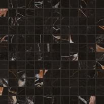 Плитка Mirage Wanderlust Noir Saint Laurent Luc Mosaico 30x30 см, поверхность полированная