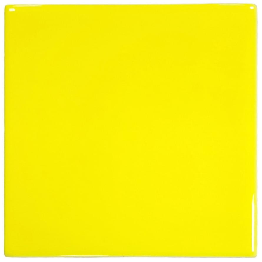 Modern Ceramics Mini Tile Yellow Glossy 9.9x9.9