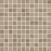 Плитка Monocibec Charm Taupe Mosaico 2.5x2.5 Su Rete 30x30 см, поверхность матовая, рельефная