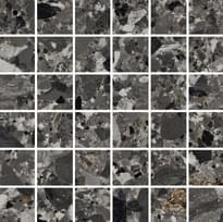 Плитка Monocibec Chiaroscuro Cliff Mosaico Su Rete 30x30 см, поверхность матовая