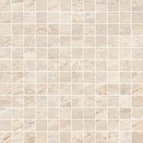 Плитка Monocibec Dolomite Dust Mosaico 2.5x2.5 Su Rete 30x30 см, поверхность матовая, рельефная