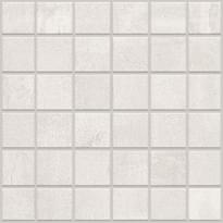 Плитка Monocibec Thema Snow Mosaico Mosaico Naturale Su Rete 30x30 см, поверхность матовая, рельефная
