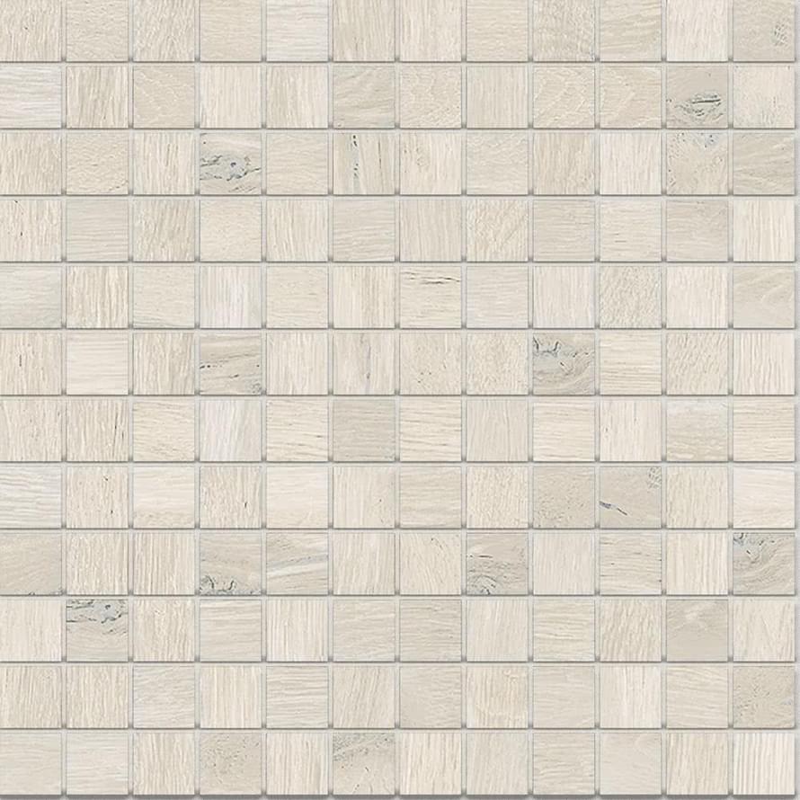 Monocibec Woodtime Abete Bianco Mosaico Grip Su Rete 30x30