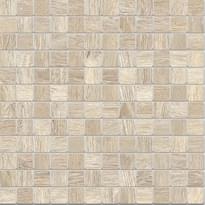 Плитка Monocibec Woodtime Larice Mosaico Grip Su Rete 30x30 см, поверхность матовая, рельефная