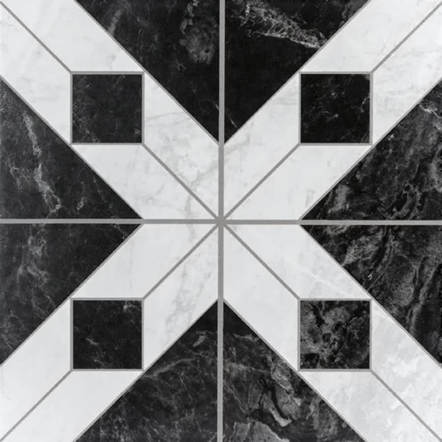 Плитка Monopole Florencia Decor Elegant 22.3x22.3 см, поверхность полуматовая
