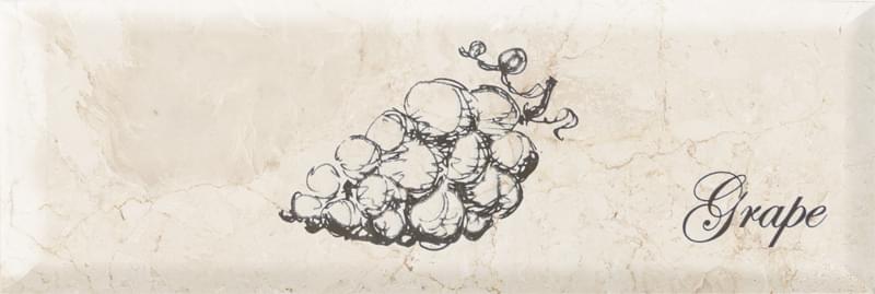 Плитка Monopole Fruit Decor Mistral Grape 10x30 см, поверхность глянец
