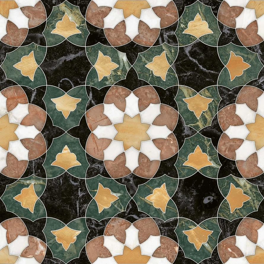 Плитка Monopole Marrakech Zellige Hivernage 22.3x22.3 см, поверхность матовая