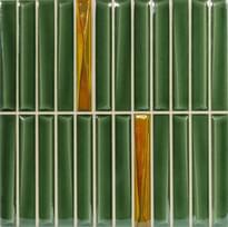 Плитка Monopole Melody Decor Royal Green Gold 20x20 см, поверхность глянец