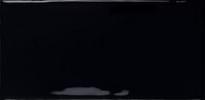 Плитка Monopole Mirage Black Brillo 7.5x15 см, поверхность глянец