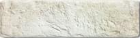 Плитка Monopole Pietra White 7.5x28 см, поверхность матовая, рельефная