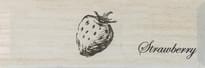 Плитка Monopole Vitaminic Decor Fruit Creta Strawberry 10x30 см, поверхность глянец, рельефная