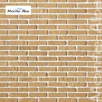 Плитка Monte Alba Гипс Йорк Брик A337-10 4.7x19x0.8 4.7x19 см, поверхность матовая, рельефная