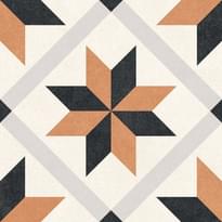 Плитка Motto Levels Orange Decor 1036 20x20 см, поверхность матовая