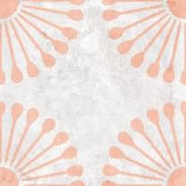 Плитка Motto Palmas White Decor 3 20x20 см, поверхность матовая