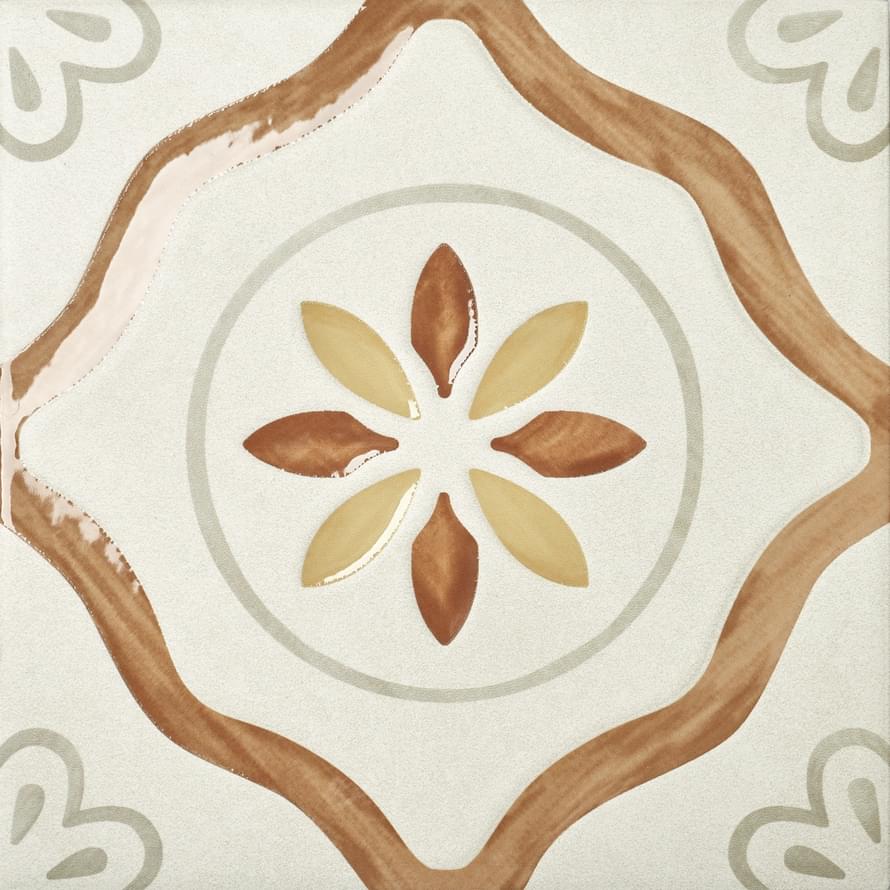 Плитка Motto Velvet Clay Decor 2 20x20 см, поверхность микс
