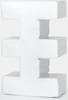 Плитка Mutina Brac Bianco 21.7x13 см, поверхность глянец