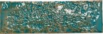 Плитка Mutina Chamotte Mono Verde 7.5x22.5 см, поверхность глянец, рельефная