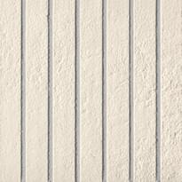 Плитка Mutina Fringe Bold White 12.3x12.3 см, поверхность матовая, рельефная