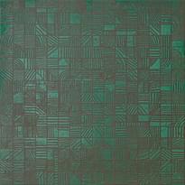 Плитка Mutina Mater Segno Verde 120x120 см, поверхность микс, рельефная