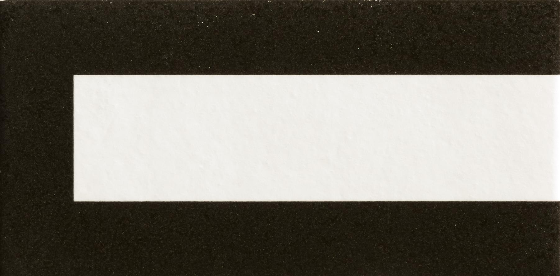 Mutina Mattonelle Margherita Frame Black Anti-Slip 20.5x10.1