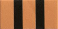 Плитка Mutina Mattonelle Margherita Parallel Orange Anti-Slip 20.5x10.1 см, поверхность полуматовая, рельефная