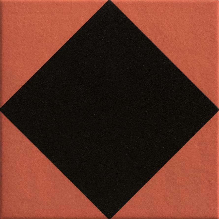 Mutina Mattonelle Margherita Rhombus Black Anti-Slip 20.5x20.5