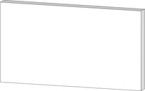 Плитка Mutina Puzzle Battiscopa Slate 12.5x25 см, поверхность матовая, рельефная