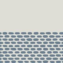Плитка Mutina Tape Cobble Half Blue 20.5x20.5 см, поверхность матовая, рельефная