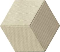 Плитка Mutina Tex Cream 11.5x20 см, поверхность матовая, рельефная
