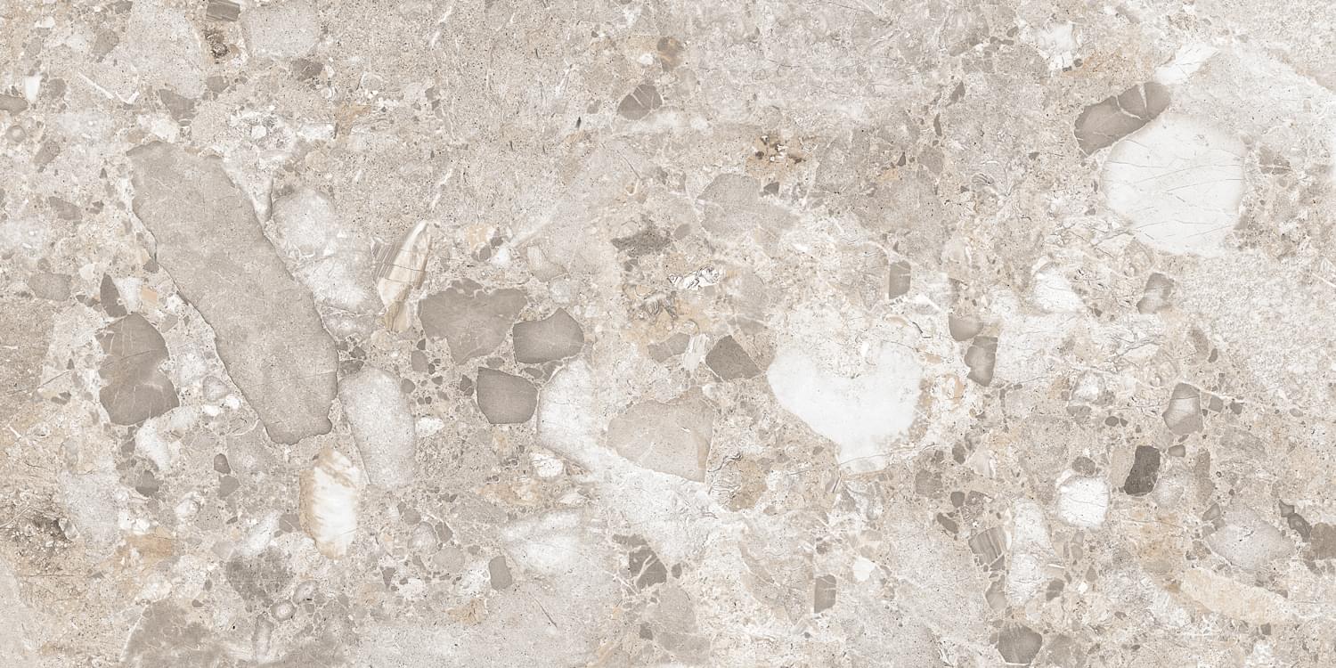 Плитка NT Ceramic Terrazzo Beige Creative 4D 60x120 см, поверхность матовая