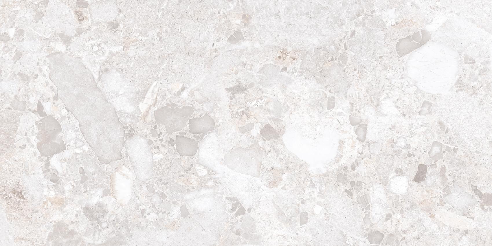 Плитка NT Ceramic Terrazzo White Creative 4D 60x120 см, поверхность матовая