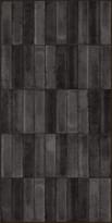Плитка Nabel Кварцекерамика Art Aix Espresso Black 60x120 см, поверхность полированная, рельефная