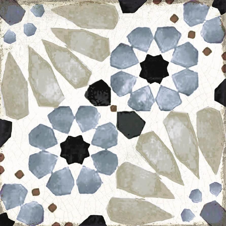 Плитка Nanda Tiles Grafton Mina S 20x20 см, поверхность полуматовая