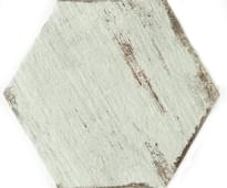 Плитка Natucer Retro Hex Blanc 36x41.5 см, поверхность матовая, рельефная