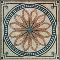 Плитка Natural Мозаичные Ковры PH-07 100x100 см, поверхность полированная