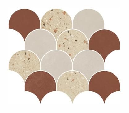 Naxos Chromatica Mosaico Glee Break 26x30 см поверхность матовая