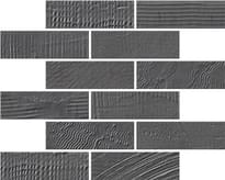 Плитка Naxos Le Marais Bricks Piombo 26x26 см, поверхность матовая, рельефная