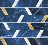 Плитка Naxos Rhapsody Mosaic Brick Universe 30x32 см, поверхность полированная