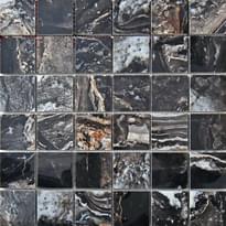 Плитка Neodom Splendida Mosaico Nairobi Black 5x5 30x30 см, поверхность полированная
