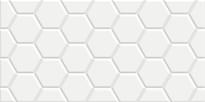 Плитка New Trend Edelweiss Hexagon White 30x60 см, поверхность матовая