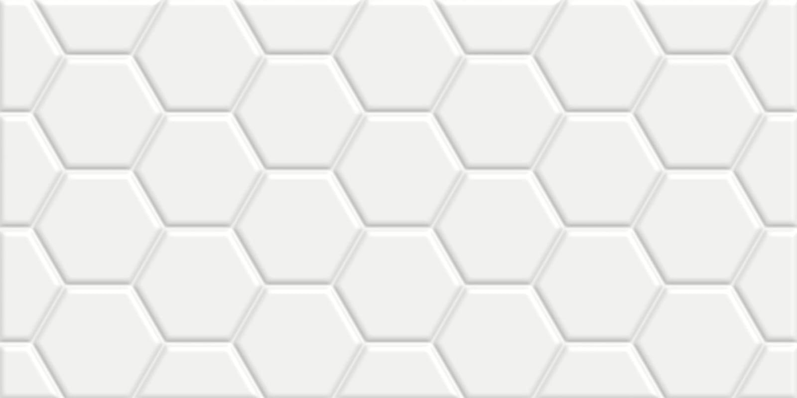 New Trend Edelweiss Hexagon White 30x60