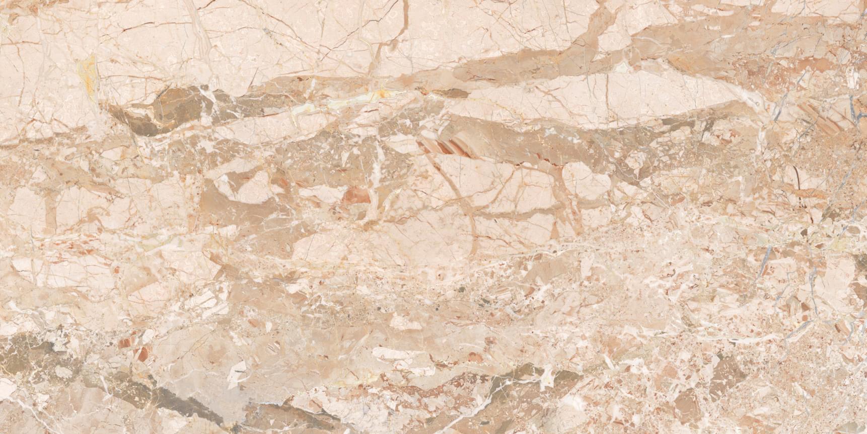 Плитка Nexion Marble Breccia Aurora Leptis Full Lappato 60x120 см, поверхность полированная