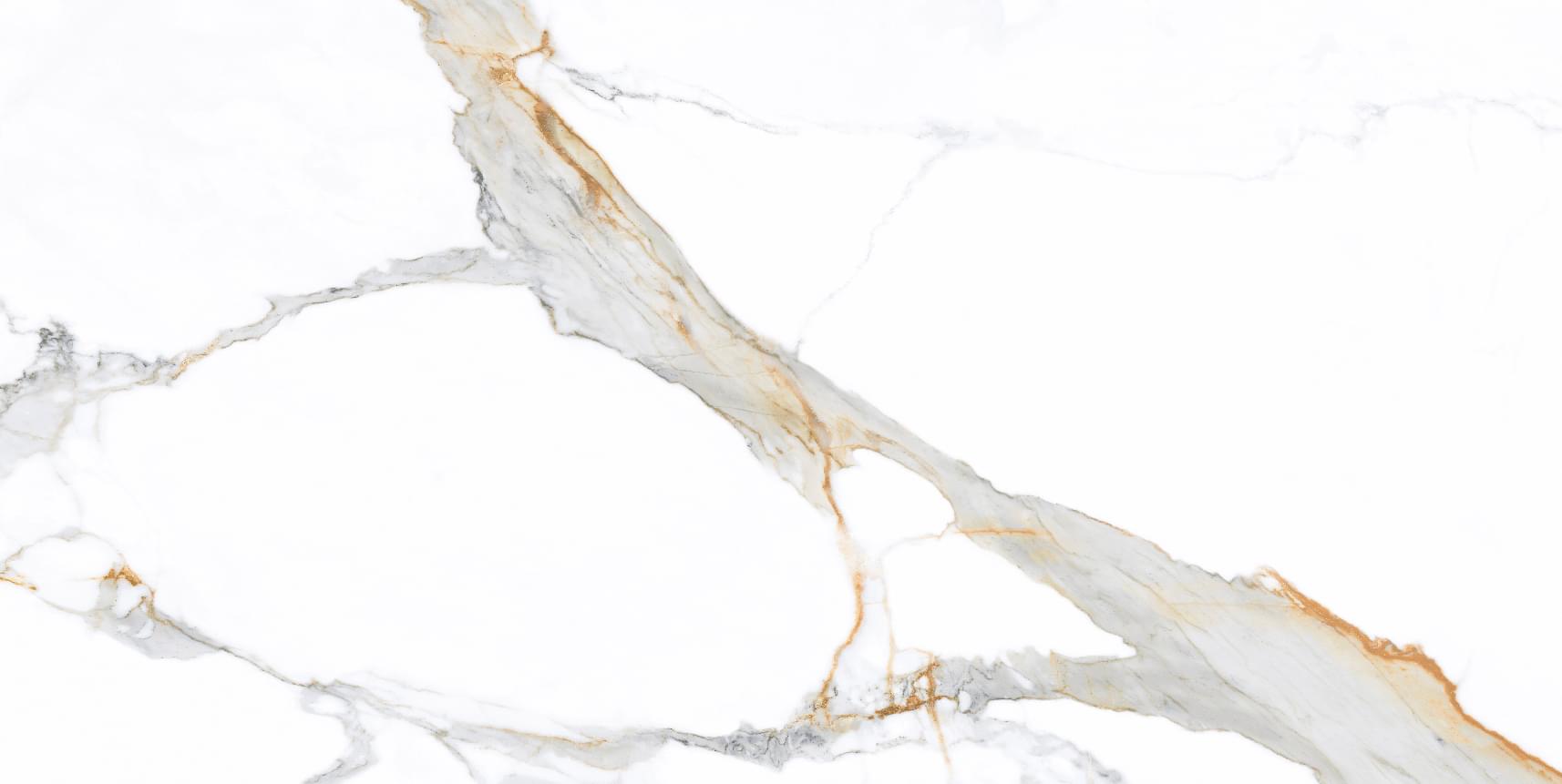 Плитка Nexion Marble Calacatta Bronzo Accademia Lappato Matt 60x120 см, поверхность полуматовая