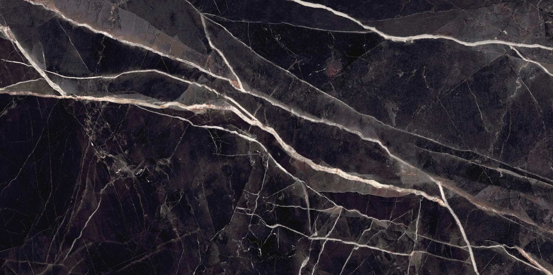 Плитка Nexion Marble Calacatta Nero Accademia Naturale 80x160 см, поверхность матовая