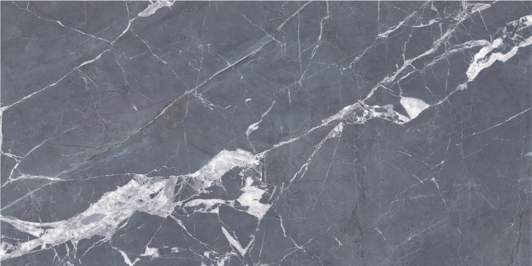 Плитка Nexion Marble Grigio Avio Accademia Lappato Matt 80x160 см, поверхность полуматовая