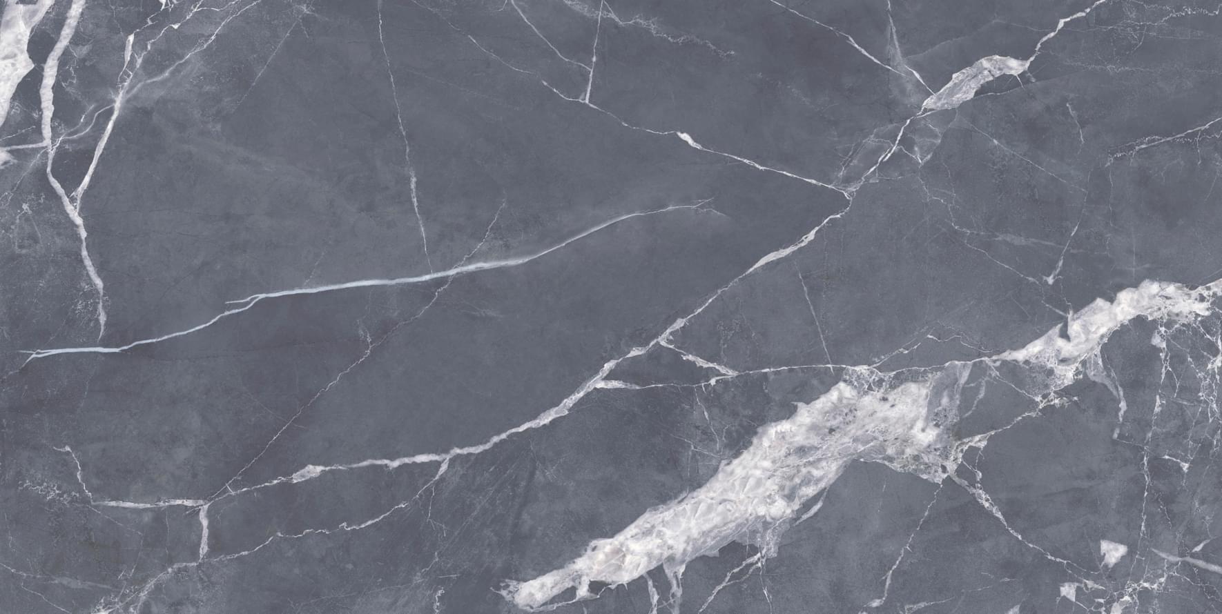 Плитка Nexion Marble Grigio Avio Accademia Spazzolato 80x160 см, поверхность матовая, рельефная