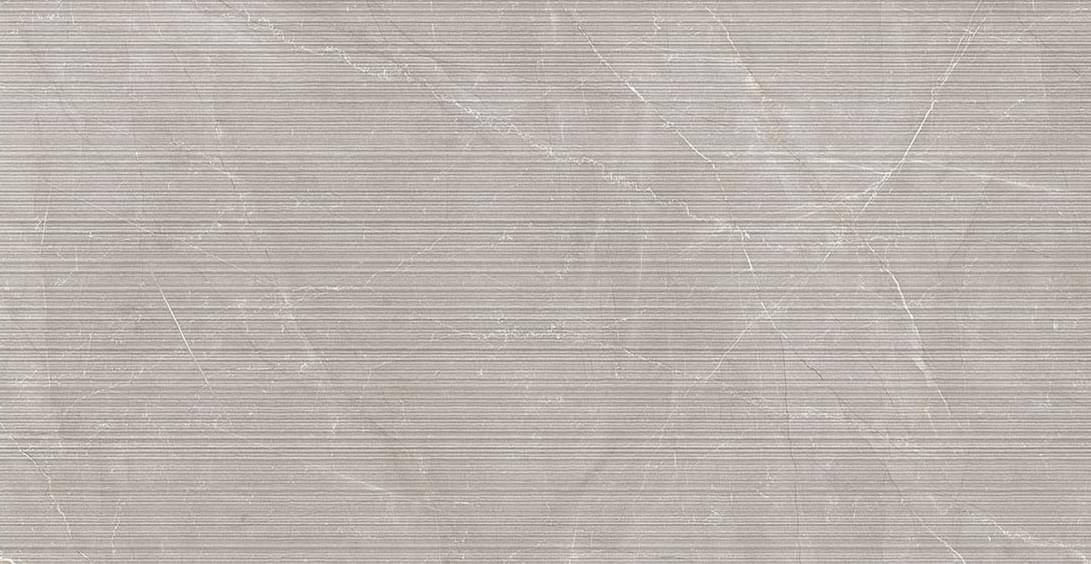 Плитка Nexion Marble Pulpis Grigio Texture Rigato 60x120 см, поверхность матовая, рельефная