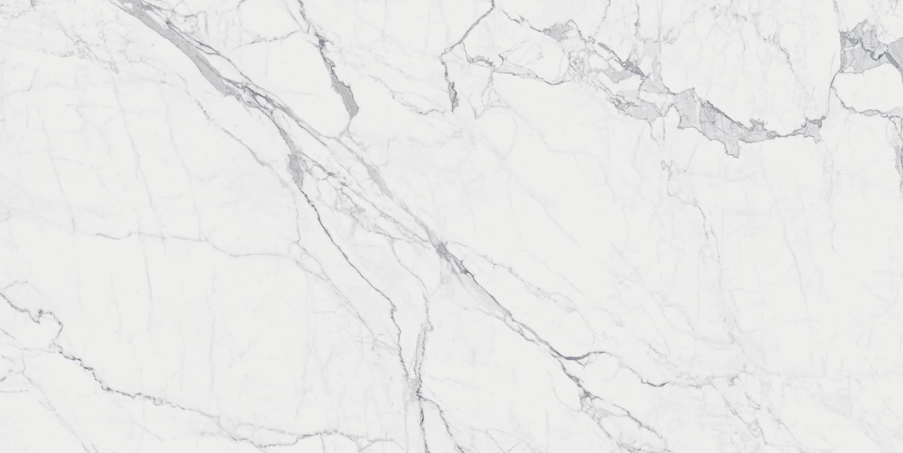 Плитка Nexion Marble Statuario Freddo Leptis Lappato Matt 120x240 см, поверхность полуматовая